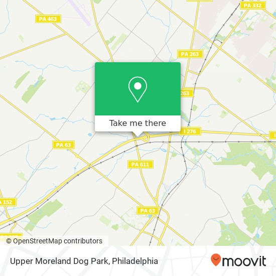 Mapa de Upper Moreland Dog Park