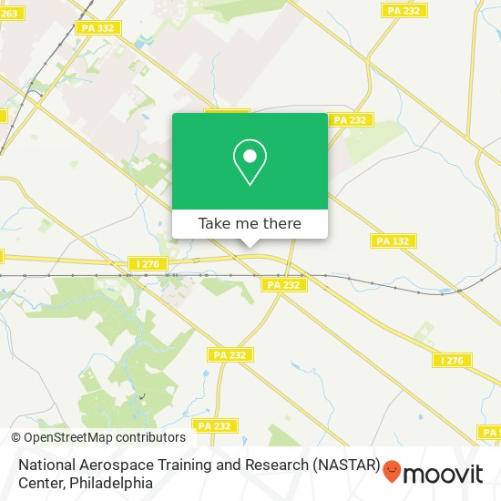 National Aerospace Training and Research (NASTAR) Center map