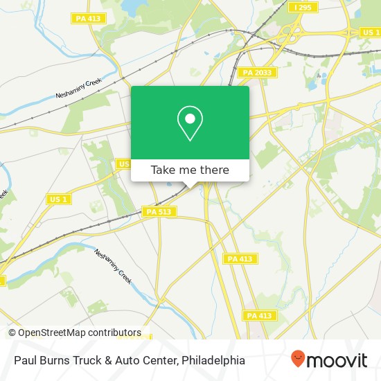 Mapa de Paul Burns Truck & Auto Center