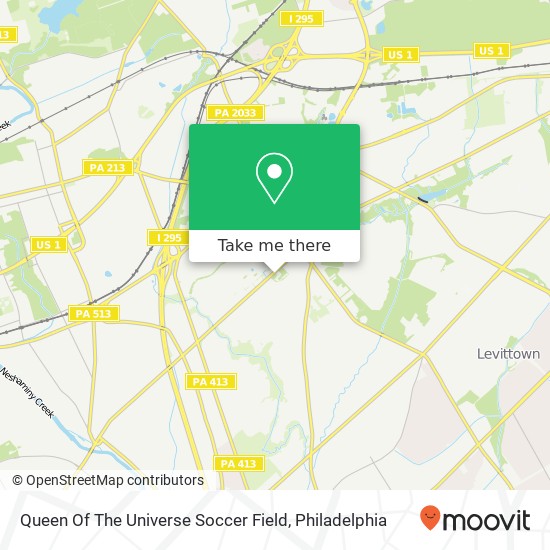Queen Of The Universe Soccer Field map