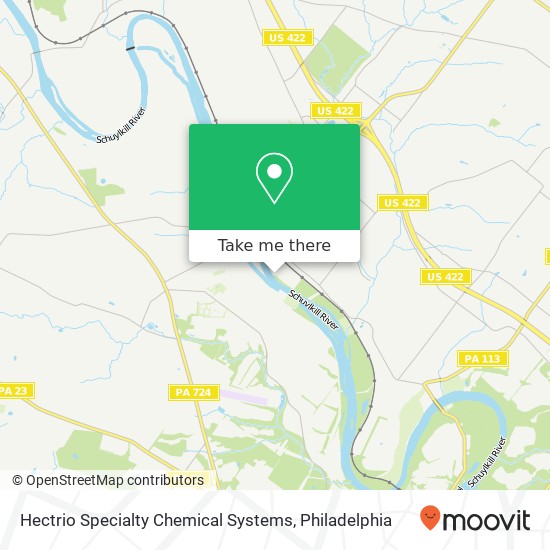 Hectrio Specialty Chemical Systems map