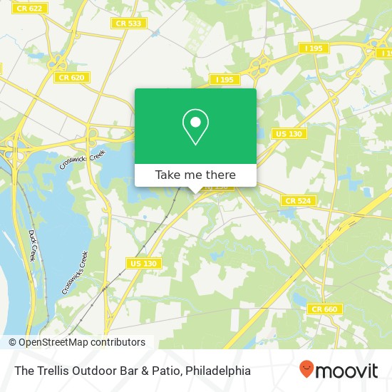 The Trellis Outdoor Bar & Patio map