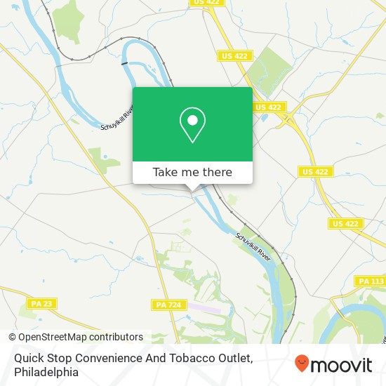 Mapa de Quick Stop Convenience And Tobacco Outlet