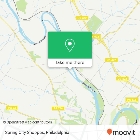 Mapa de Spring City Shoppes