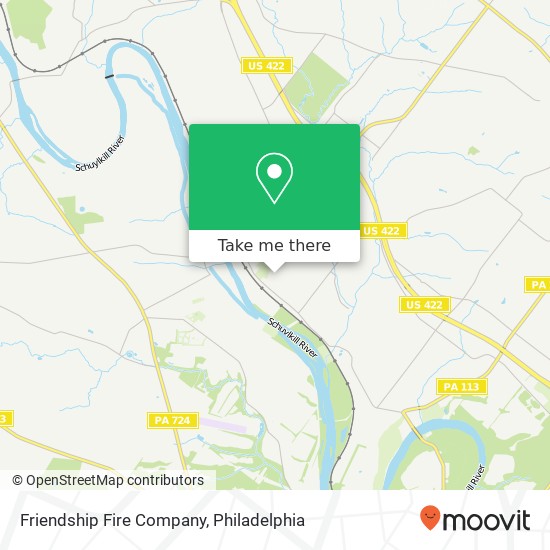 Friendship Fire Company map