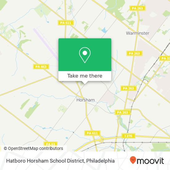 Mapa de Hatboro Horsham School District