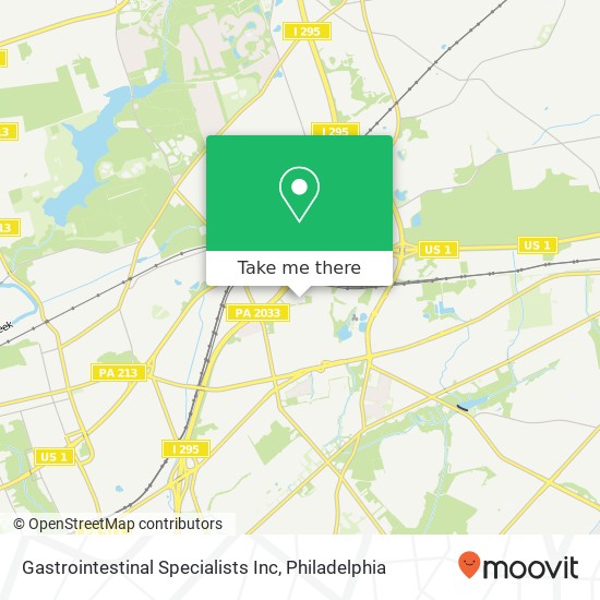 Gastrointestinal Specialists Inc map