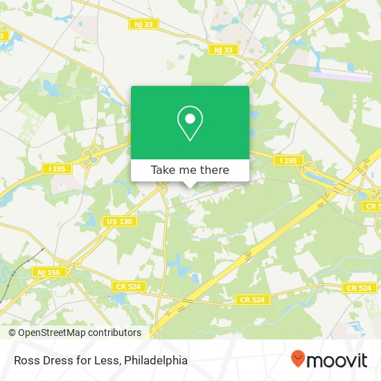 Ross Dress for Less map