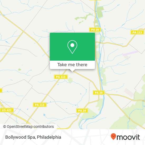 Mapa de Bollywood Spa