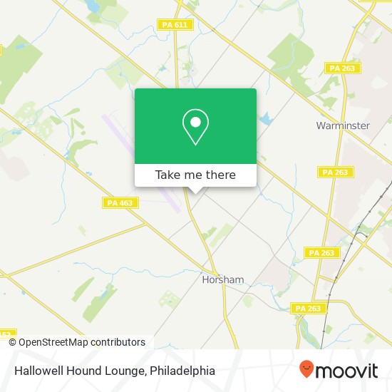 Mapa de Hallowell Hound Lounge