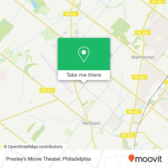 Presley's Movie Theater map