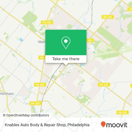 Mapa de Knables Auto Body & Repair Shop