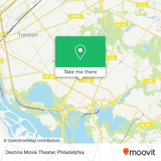 Mapa de Destina Movie Theater