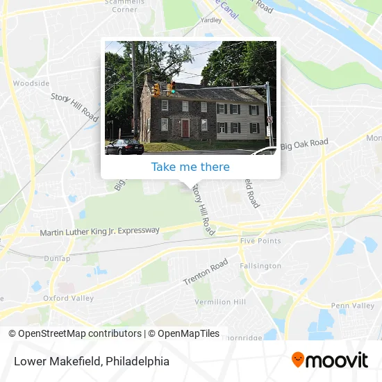 Lower Makefield map