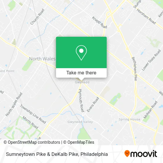 Mapa de Sumneytown Pike & DeKalb Pike
