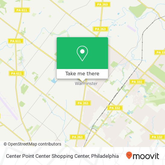 Mapa de Center Point Center Shopping Center