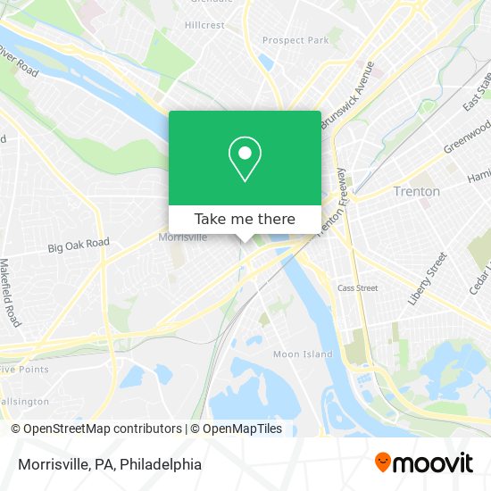 Mapa de Morrisville, PA