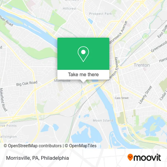 Mapa de Morrisville, PA