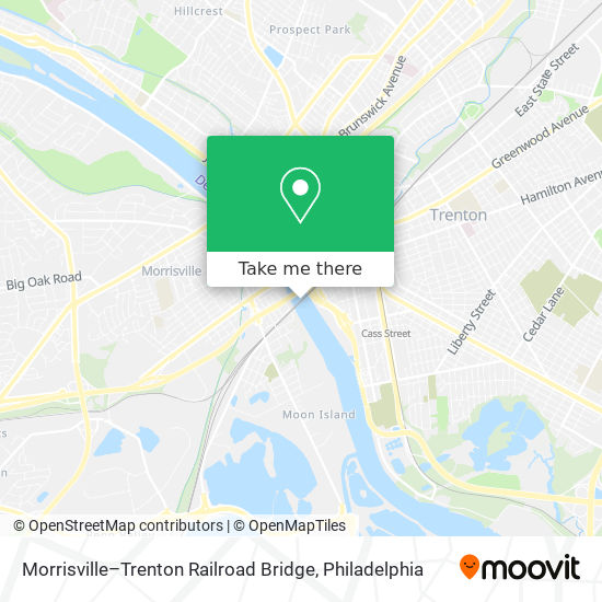 Morrisville–Trenton Railroad Bridge map
