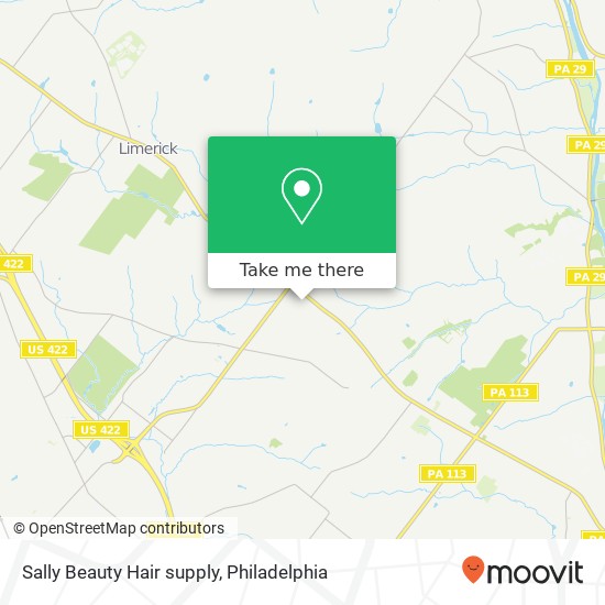 Sally Beauty Hair supply map