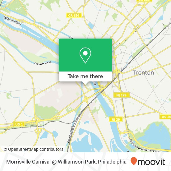 Morrisville Carnival @ Williamson Park map