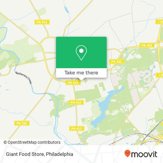 Mapa de Giant Food Store