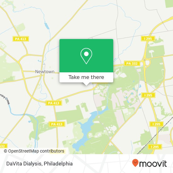 DaVita Dialysis map