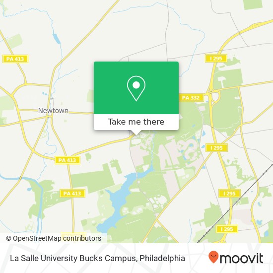 La Salle University Bucks Campus map