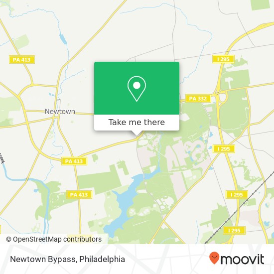Newtown Bypass map