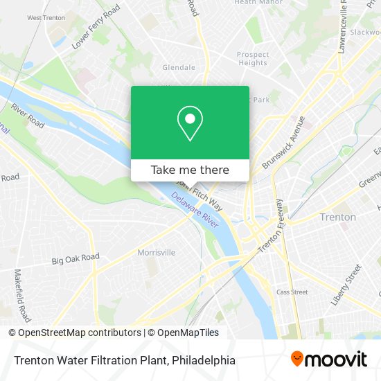 Mapa de Trenton Water Filtration Plant