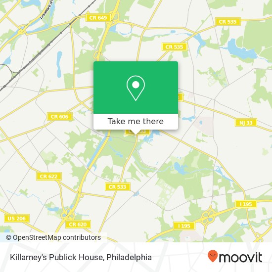 Killarney's Publick House map