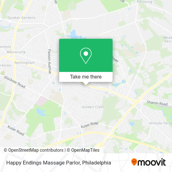 Happy Endings Massage Parlor map