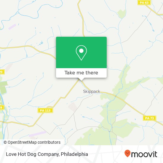 Love Hot Dog Company map