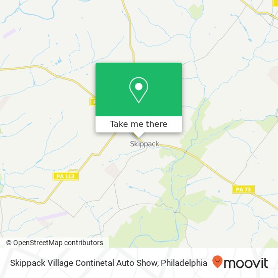 Mapa de Skippack Village Continetal Auto Show