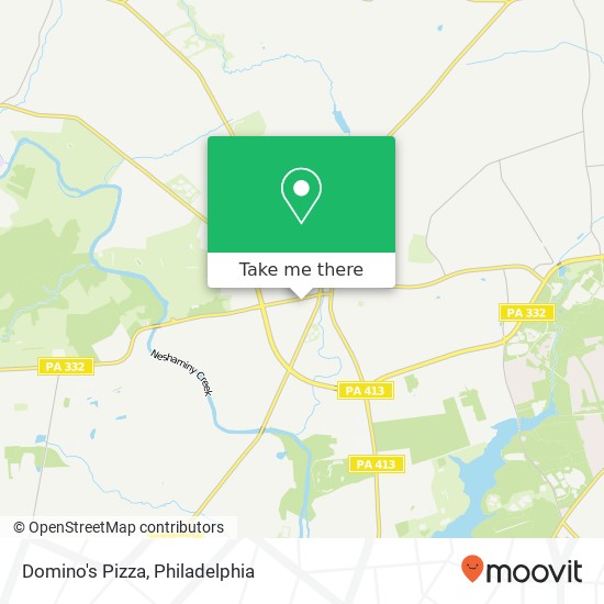 Domino's Pizza map