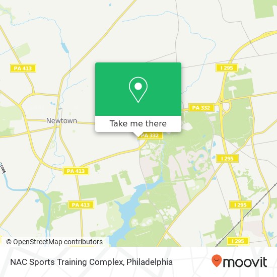 NAC Sports Training Complex map