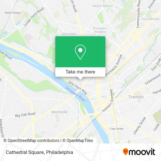 Cathedral Square map