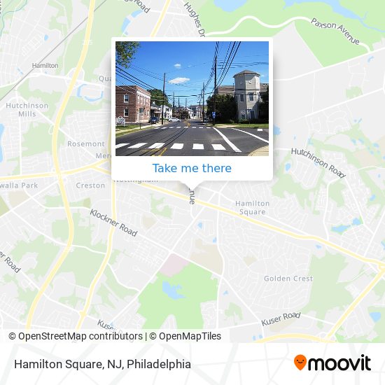 Mapa de Hamilton Square, NJ