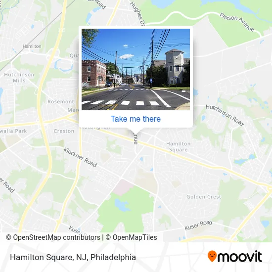 Hamilton Square, NJ map