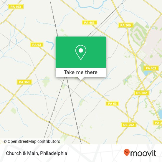Church & Main map