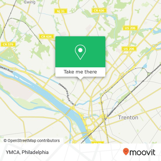 YMCA map