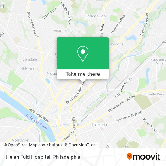 Helen Fuld Hospital map