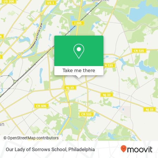 Our Lady of Sorrows School map