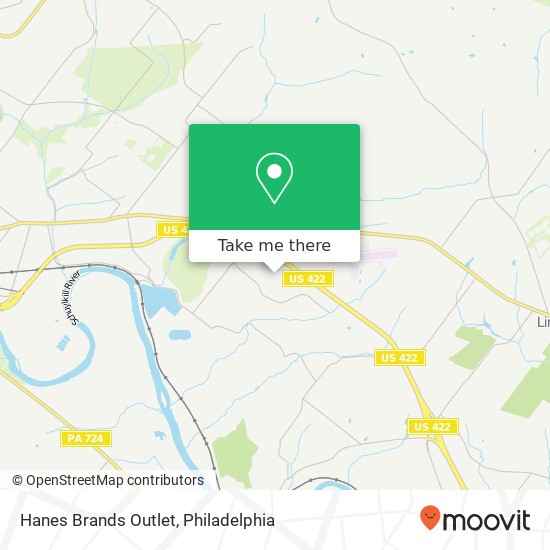 Hanes Brands Outlet map