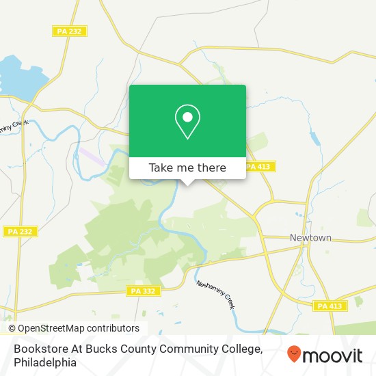 Mapa de Bookstore At Bucks County Community College