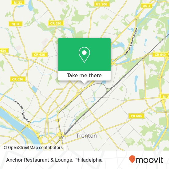 Mapa de Anchor Restaurant & Lounge
