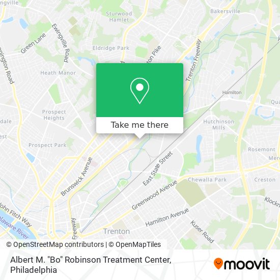 Mapa de Albert M. "Bo" Robinson Treatment Center