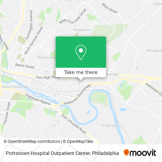 Pottstown Hospital Outpatient Center map