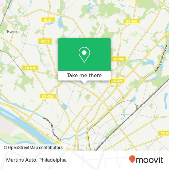 Martins Auto map