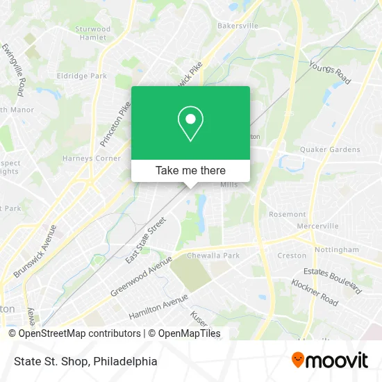 State St. Shop map